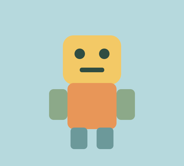 Synthetic robot toy illustration used as a non-identifying test input